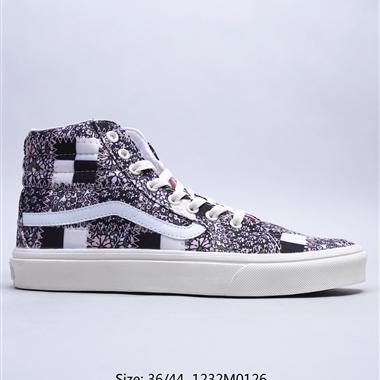 VANS Sk8 HI 雛菊經典休閑厚底運動板鞋
