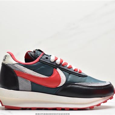 Undercover x Sacai × Nike LDWaffle 三方聯名走秀款解構雙底雙勾雙鞋舌華夫複古慢跑鞋 