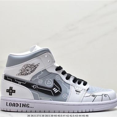 Nike Air Jordan 1 Mid AJ1 中幫籃球鞋 