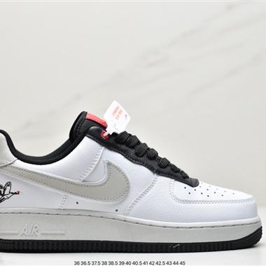 Nike  Air Force 1 Low 空軍一號斑馬紋反光低幫休閑板鞋 