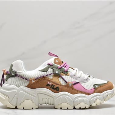Fila Heritage Fluid 山系血管系列複古貓爪老爹ins潮流休閑運動慢跑鞋
