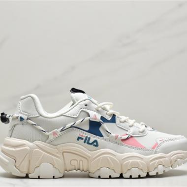 Fila Heritage Fluid 山系血管系列複古貓爪老爹ins潮流休閑運動慢跑鞋