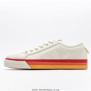 Adidas Nizza 三葉草低幫系帶板鞋