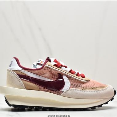 Nike LDWaffle x Sacai x Nike LDV Waffl 解構雙底雙勾雙鞋舌華夫複古慢跑鞋