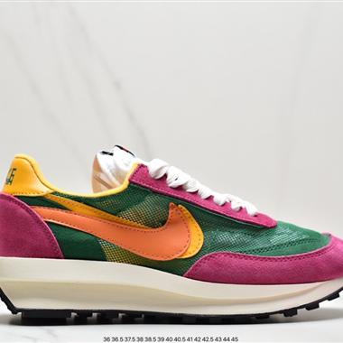 Nike LDWaffle x Sacai x Nike LDV Waffl 解構雙底雙勾雙鞋舌華夫複古慢跑鞋