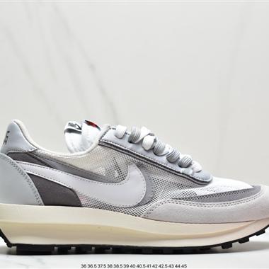 Nike LDWaffle x Sacai x Nike LDV Waffl 解構雙底雙勾雙鞋舌華夫複古慢跑鞋