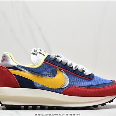 Nike LDWaffle x Sacai x Nike LDV Waffl 解構雙底雙勾雙鞋舌華夫複古慢跑鞋