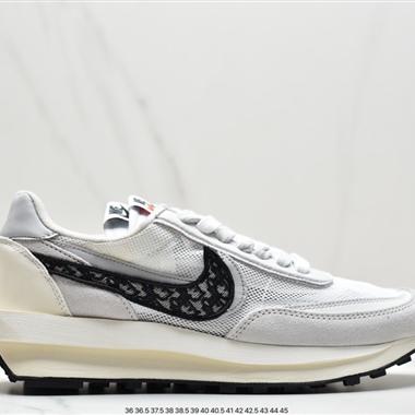 Nike LDWaffle x Sacai x Nike LDV Waffl 解構雙底雙勾雙鞋舌華夫複古慢跑鞋