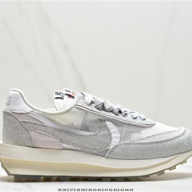 Nike LDWaffle x Sacai x Nike LDV Waffl 解構雙底雙勾雙鞋舌華夫複古慢跑鞋