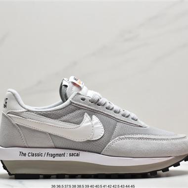 CLOT x Sacai x Nike LDWaffle " Cool Grey " 