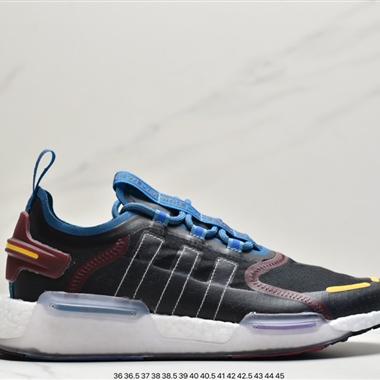 Adidas  NMD_V3 Boost 爆米花超彈中底 針織網面休閑運動跑鞋