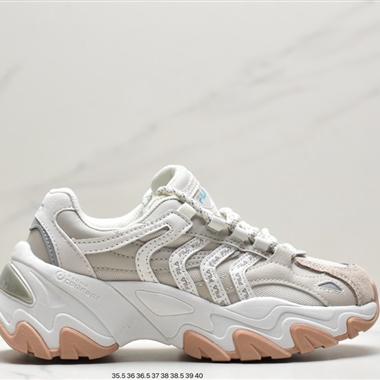 Fila Sport Interaction 交叉魚刺三代系列網紅老爹風增高複古中性休閑運動慢跑鞋