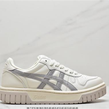 ASICS Court Mz Low 中性學院系列低幫複古厚底增高休閑運動板鞋 