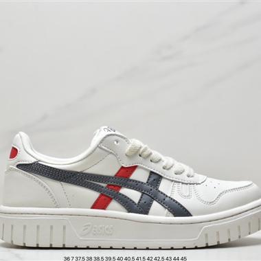 ASICS Court Mz Low 中性學院系列低幫複古厚底增高休閑運動板鞋 