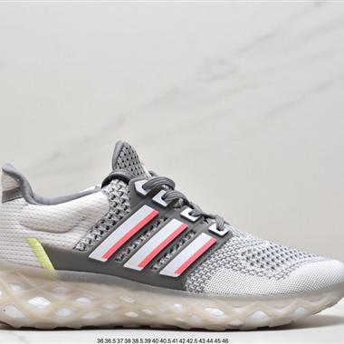 Adidas Ultra Boost Web DNA超彈力爆米花中底休閑跑步鞋 