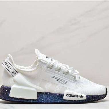 Adidas NMD RUNNER PK 爆米花超彈中底 針織網面休閑運動跑鞋