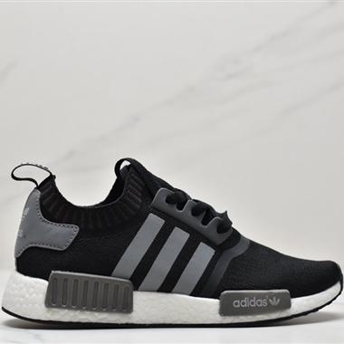 Adidas NMD RUNNER PK 爆米花超彈中底 針織網面休閑運動跑鞋