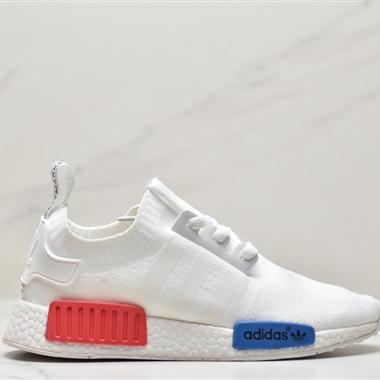 Adidas NMD RUNNER PK 爆米花超彈中底 針織網面休閑運動跑鞋