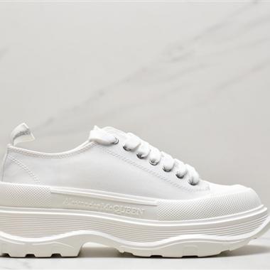 Alexander McQueen sole sneakers低幫時裝厚底顯高百搭休閑鞋