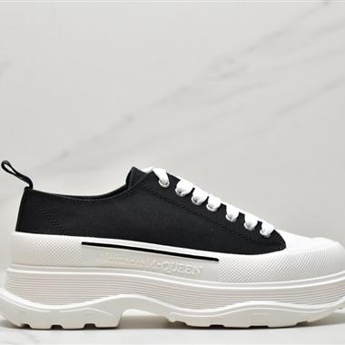 Alexander McQueen sole sneakers低幫時裝厚底顯高百搭休閑鞋
