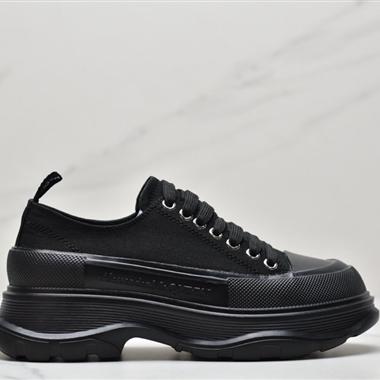 Alexander McQueen sole sneakers低幫時裝厚底顯高百搭休閑鞋