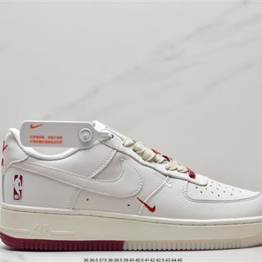 Nike ir Force 1’07 Low QS"White/Wine Red"空軍一號經典低幫百搭休閑運動板鞋