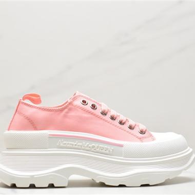 Alexander McQueen sole sneakers低幫時裝厚底顯高百搭休閑鞋