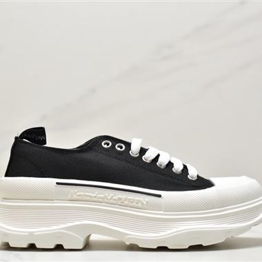 Alexander McQueen sole sneakers低幫時裝厚底顯高百搭休閑鞋