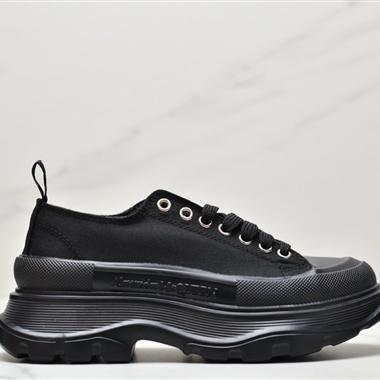Alexander McQueen sole sneakers低幫時裝厚底顯高百搭休閑鞋