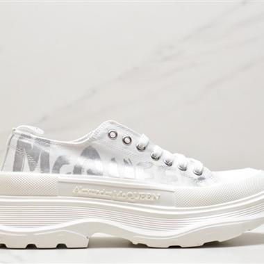 Alexander McQueen sole sneakers低幫時裝厚底顯高百搭休閑鞋