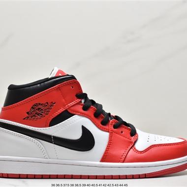 Nike Air Jordan 1 Mid"Court Purple"AJ1喬丹一代中幫經典複古文化休閑運動籃球鞋