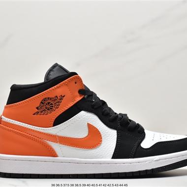 Nike Air Jordan 1 Mid"Court Purple"AJ1喬丹一代中幫經典複古文化休閑運動籃球鞋