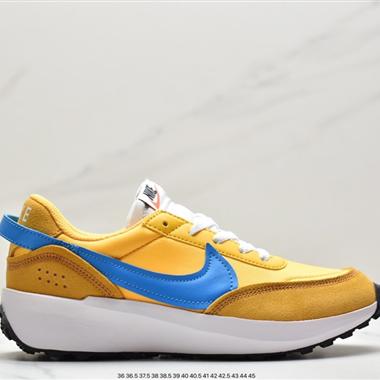 Nike Waffle Debut"Black/White 低幫複古休閑運動慢跑鞋