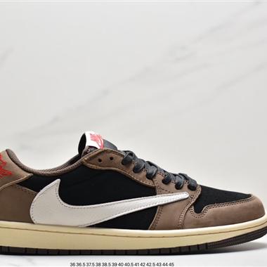 Travis Scott x Air Jordan AJ1 Low QX 倒鈎TS聯名低幫板鞋 