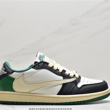 Travis Scott x Air Jordan AJ1 Low QX 倒鈎TS聯名低幫板鞋 