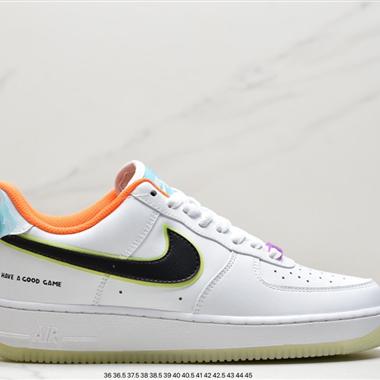 Nike Air Force1 空軍一號 白藍 低幫休閑板鞋