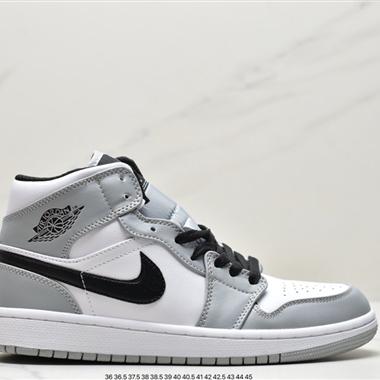 Nike Air Jordan 1 Mid「Light Smoke Grey」 喬丹籃球鞋系列