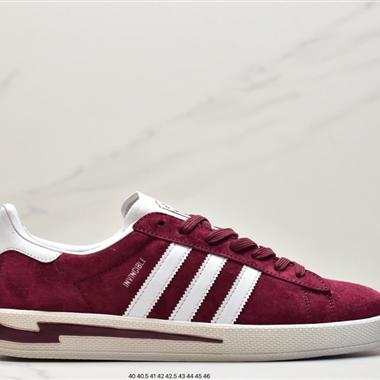 Adidas CAMPUS INV X NBHD 翻毛皮低幫複古運動休閑板鞋