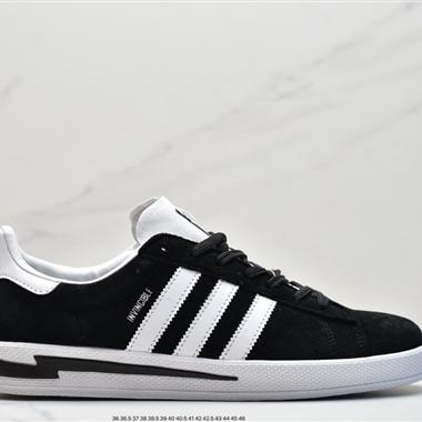 Adidas CAMPUS INV X NBHD 翻毛皮低幫複古運動休閑板鞋