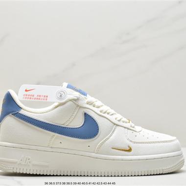 Nike Air Force1 空軍一號 白藍 低幫休閑板鞋 