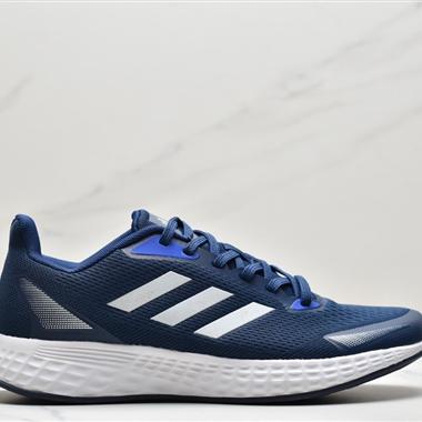 Adidas PURE Boost 22 爆米花 透氣網面緩震休閑運動慢跑鞋 