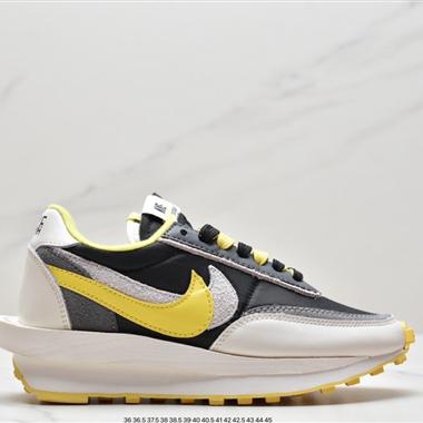 Fragment Design x Sacai x Nike LDWaffle  華夫閃電聯名重疊設計前衛華夫變形休閑慢跑鞋