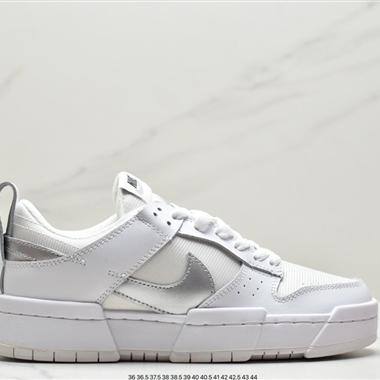 Nike Wmns Dunk Low Disrupt"Olive Green/White"輕量扣籃破壞系列全新解構風低幫休閑運動滑板板鞋