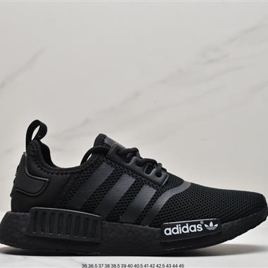 Adidas Originals NMD_R1"Grey/Black/Blue/Red"R1系列低幫百搭休閑運動跑步鞋