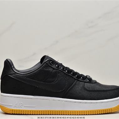 Fragment Design x Nike Air Force 1 JT PremiumGame Black 空軍一號經典低幫百搭休閑運動板鞋