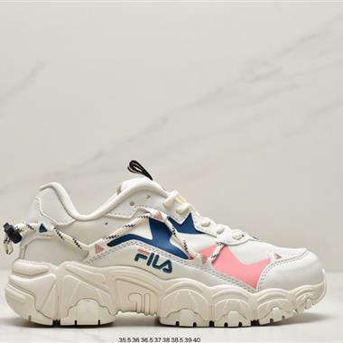 Fila Heritage Fluid 山系血管系列復古貓爪老爹ins潮流休閑運動慢跑鞋