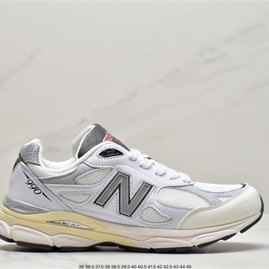 NewBalance M990V3"Moonbeam"三代系列低幫經典復古休閑運動百搭老爹跑步鞋