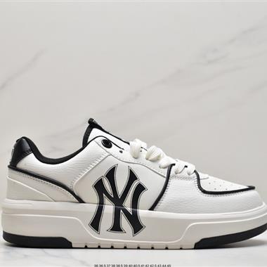 MLB Chunky Liner New York Yankees學長鞋系列低幫老爹風輕量增高厚底百搭休閑運動慢跑鞋