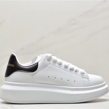 Alexander McQueen Sole Leather Sneakers低幫時裝厚底休閑運動小白鞋
