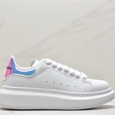 Alexander McQueen Sole Leather Sneakers低幫時裝厚底休閑運動小白鞋
